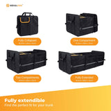 Packing Organisers: Social Hike Car Boot Organiser With Cooler - Collapsible Storage Box For Trunk