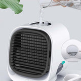 Aroma Diffusers: USB Mini Air Purifier - Portable Desktop Air Conditioner Cooling Fan With Water