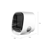 Aroma Diffusers: USB Mini Air Purifier - Portable Desktop Air Conditioner Cooling Fan With Water