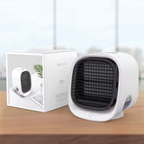 Aroma Diffusers: USB Mini Air Purifier - Portable Desktop Air Conditioner Cooling Fan With Water