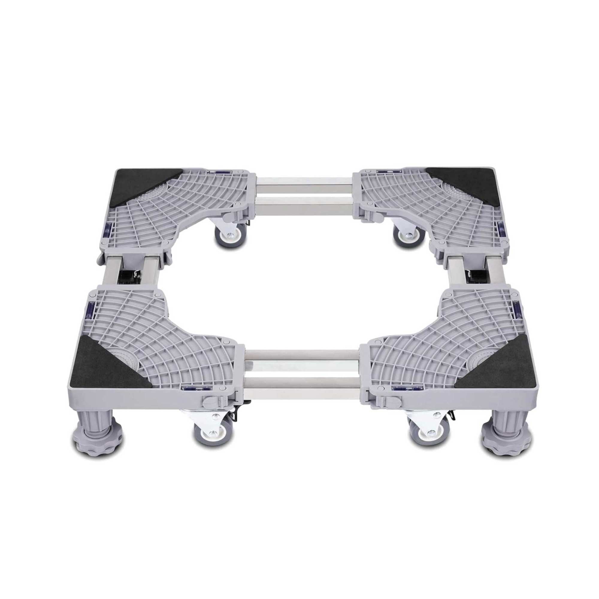 Washing Machines: Tooleroo Adjustable Appliance Base Stand for Washing Machine with Locking Wheels