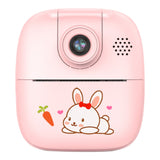 Camera Accessories: Kids Rechargeable Instant Print Camera Pink - Digital Thermal Photo Video MP3