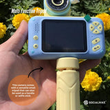 Camera Accessories: Kids HD Digital Camera Blue - Children's Selfie Photo Video 2.4 Inch Screen