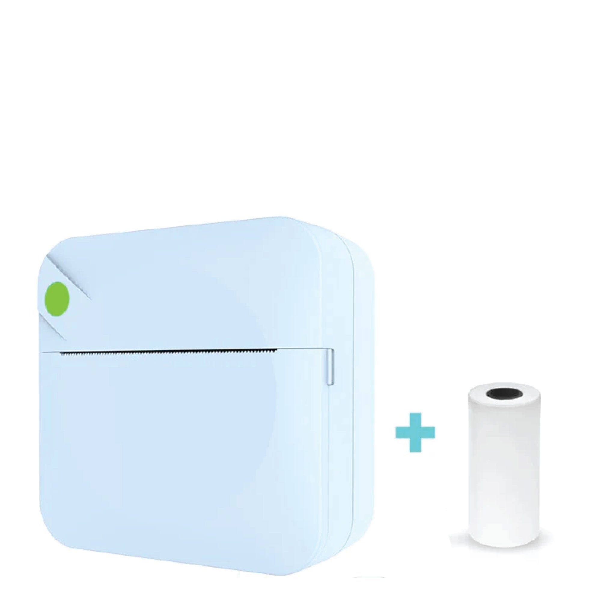 Printers & Accessories: Portable Mini Printer Blue - Inkless Bluetooth Phone Pocket Thermal Printing