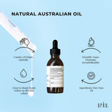 Facial Lotions & Moisturisers: Orku 25ml Pure Emu Oil with Dropper - Undiluted Natural Dromaius Novaehollandiae