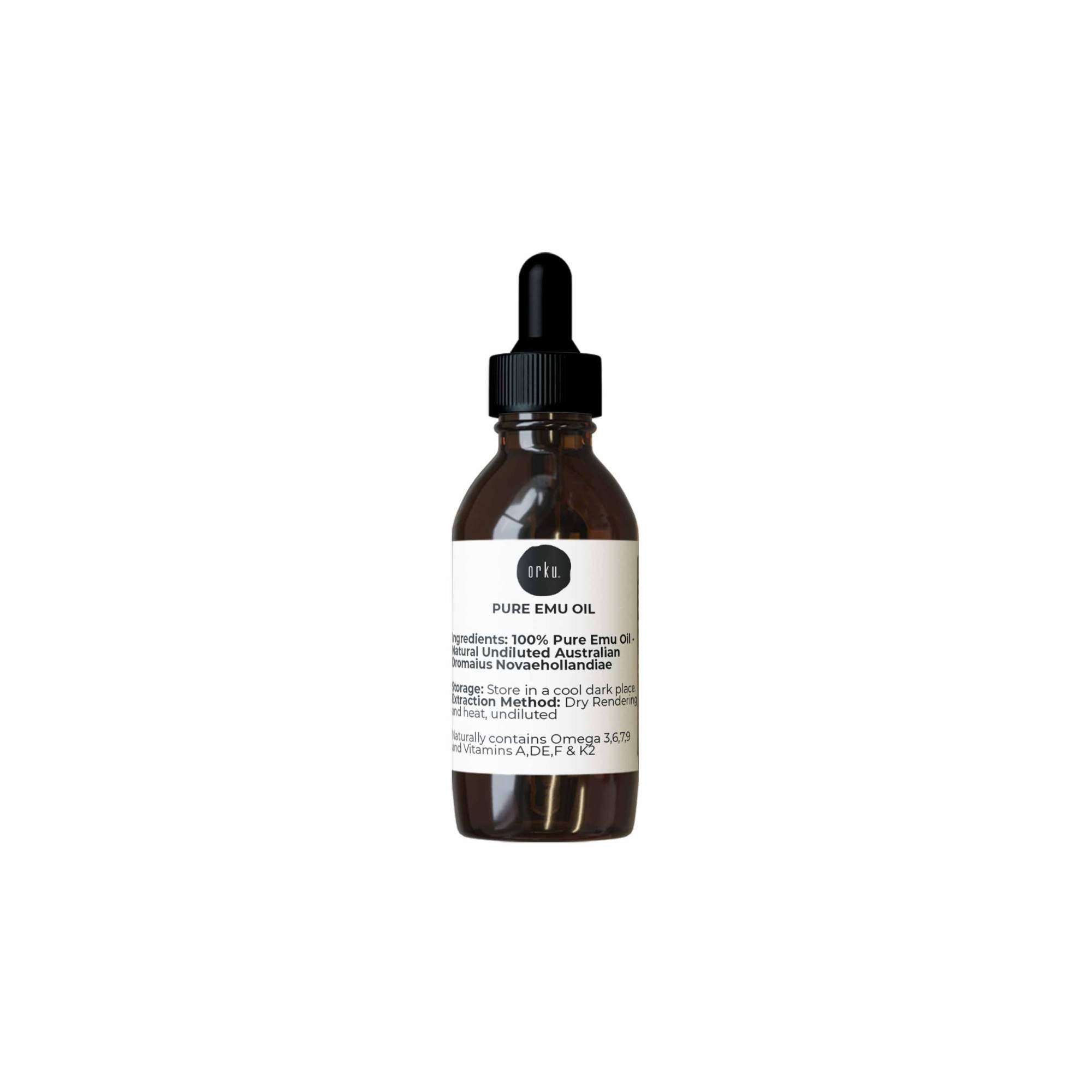 Orku 5L Pure Emu Oil + Bonus 25ml Bottle - Australian Dromaius Novaehollandiae