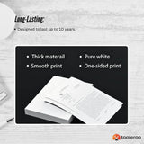 Shipping Supplies: Tooleroo 100x Sheets A4 Thermal Printer Paper White - BPA Free