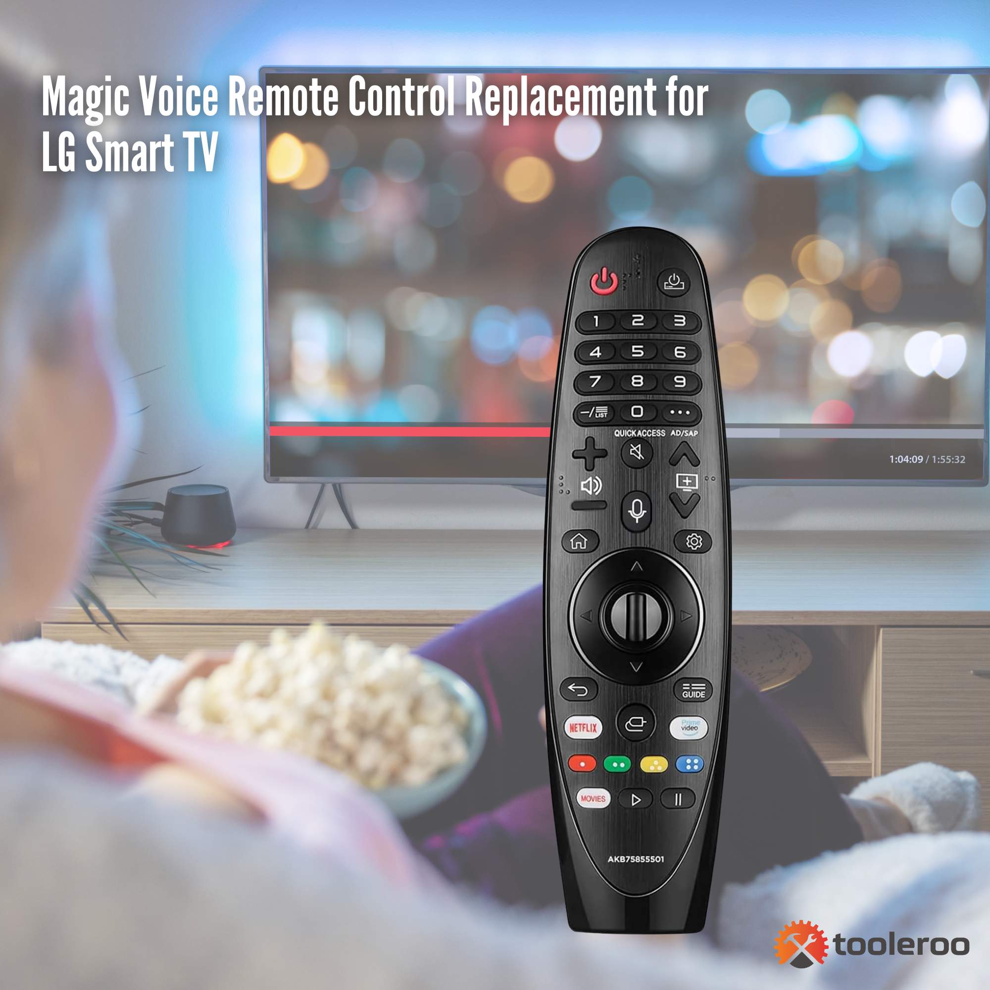 TVs & Accessories: Tooleroo Smart TV Remote Control Replacement for LG Voice Magic 20GA 19BA 18BA