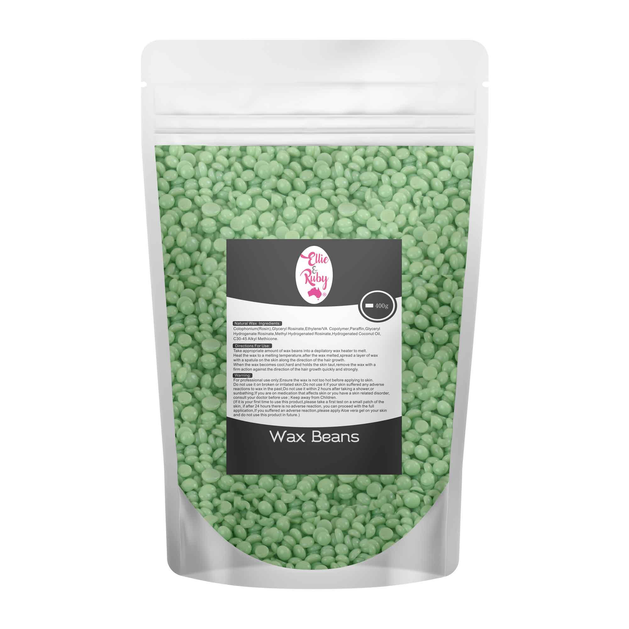 Hair Removal: 100g Wax Beads Aloe Vera - Brazilian Waxing Beans - Stripless Bikini Hair Removal