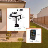 Measuring Tools & Sensors: Tooleroo Weather Station 7-in-1 Professional Home Forecast Outdoor Sensor
