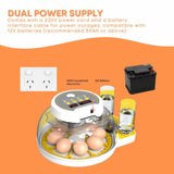 Coop & Hutch Accessories: Automatic 8 / 18 Egg Incubator - Electrical Turning Chicken Quail Duck Hatching