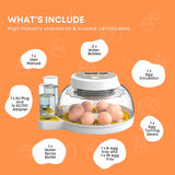 Coop & Hutch Accessories: Automatic 8 / 18 Egg Incubator - Electrical Turning Chicken Quail Duck Hatching