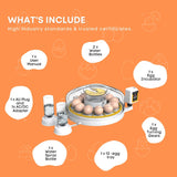 Coop & Hutch Accessories: Automatic 12 Egg Incubator - Electric Digital Turning Chicken Quail Duck Hatching