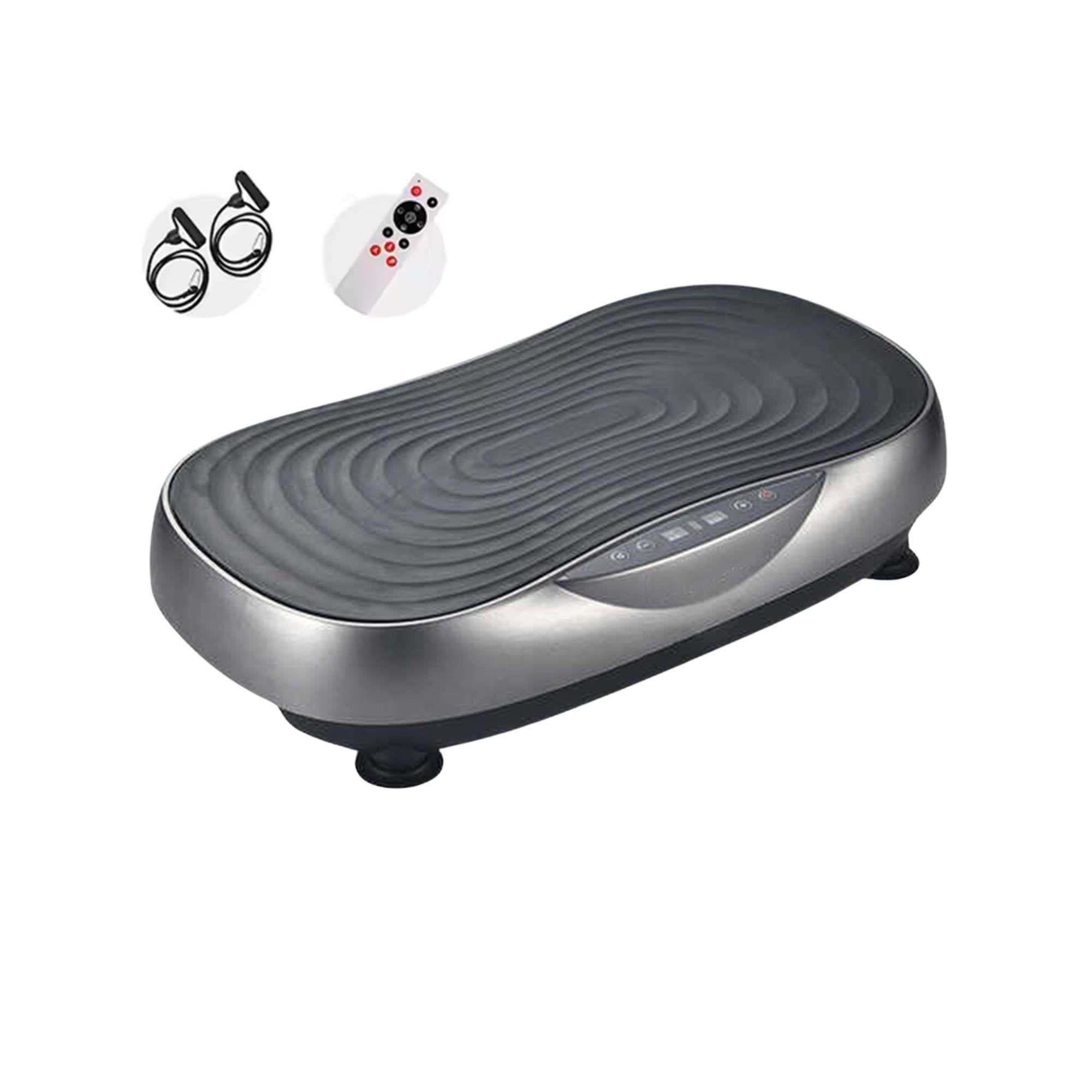 Social Hike 55cm Vibration Plate Machine Full Body Exercise Platform 200W Grey