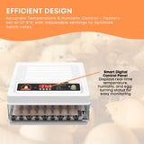 Coop & Hutch Accessories: Automatic 130 Egg Incubator - Electric Digital Turning Chicken Quail Duck Hatching