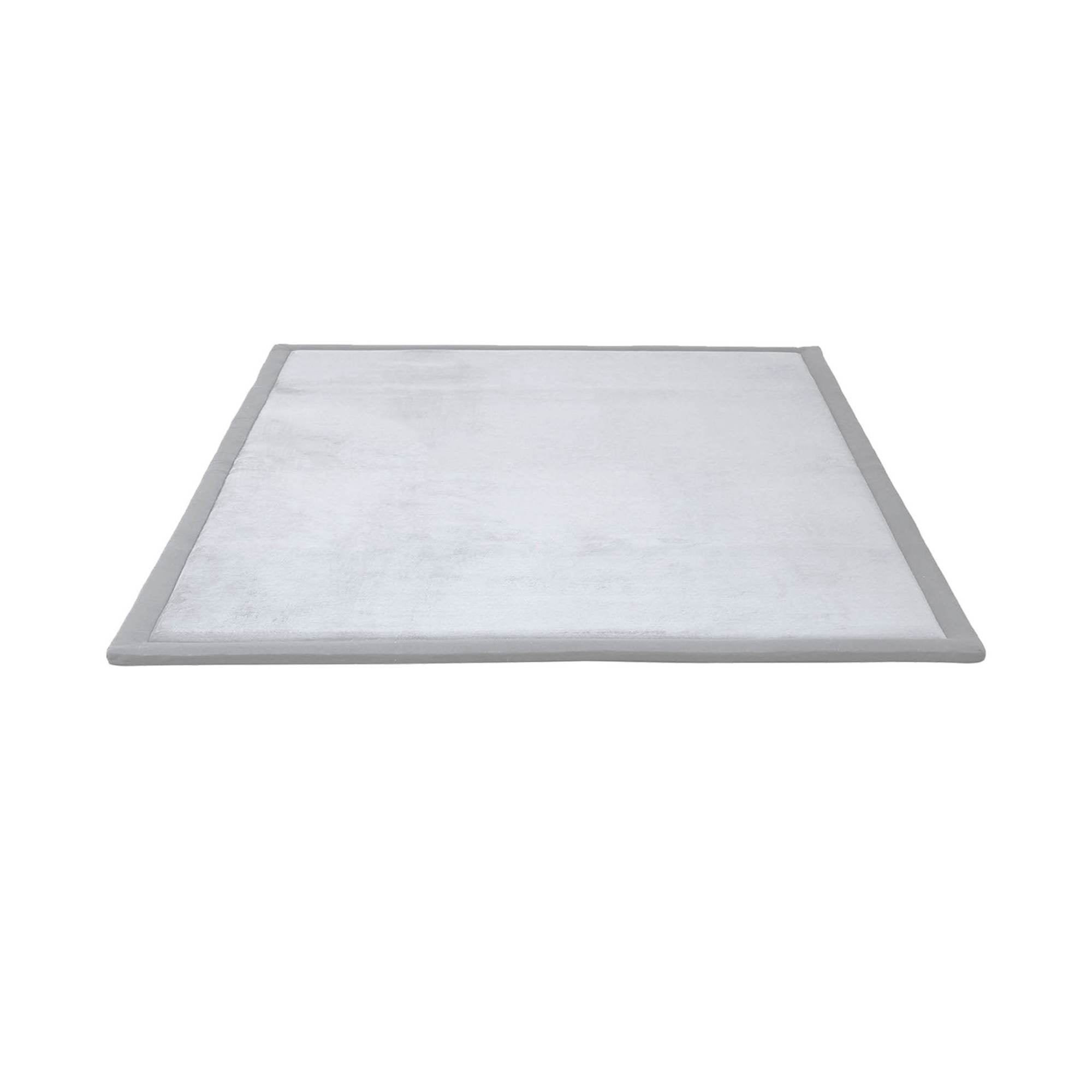 Kitchee Foam Floor Mat 200x200cm - Padded Thick Deep Soft Tatami Style Rug Grey