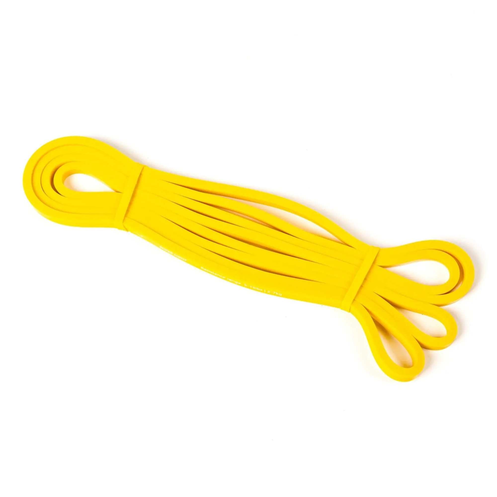 Social Hike Resistance Band Yellow 4.5mm – Exercise Stretch Workout 2.3-6.8kg