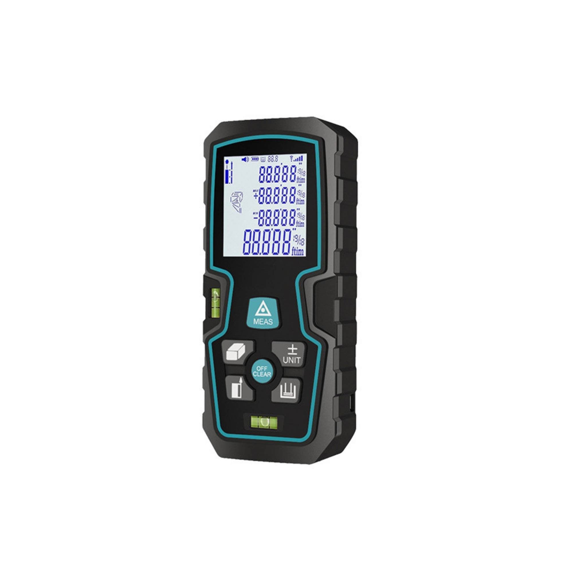 Tooleroo 100m Digital Laser Distance Measurer - LCD Area Volume Meter Tool