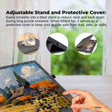Social Hike Puzzle Board 1500 pcs - Felt Tilting Portable Cover + Drawers Grey