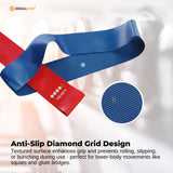 Yoga & Pilates: Social Hike Resistance Bands 5-Pack  Anti-Slip Latex Workout Loops 2.318.1kg