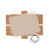 Jigsaw Puzzles & Accessories: Social Hike 1500pcs Puzzle Board 6 Drawer with Cover - Wooden Rotating Tabletop