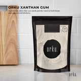 Seasonings & Spices: Orku 2Kg Xanthan Gum Thickener Pure Fine Powder 200 Mesh FCC E415 Food Additive