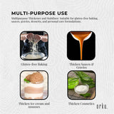 Seasonings & Spices: Orku 2Kg Xanthan Gum Thickener Pure Fine Powder 200 Mesh FCC E415 Food Additive