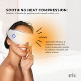 Massagers: Orku Rechargeable Eye Massager  Vibration Heat Pressure Therapy with Bluetooth