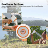 Portable Toilets & Showers: Social Hike Portable Camping Shower Head - Outdoor Rechargeable Pump LED Light