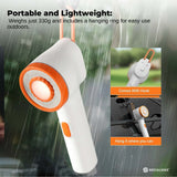 Portable Toilets & Showers: Social Hike Portable Camping Shower Head - Outdoor Rechargeable Pump LED Light