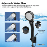 Portable Toilets & Showers: Social Hike Portable Camping Shower Kit - 6000MAh Outdoor Rechargeable Pump LED