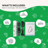 Dog Collars, Leads & Harnesses: Rooster Farms Dog Bark Training Collar Citronella + Sound Rechargeable Automatic