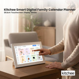 Calendars, Organisers & Planners: Kitchee Digital Calendar Smart Family Planner - 39.5cm Touchscreen Display White