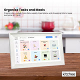 Calendars, Organisers & Planners: Kitchee Digital Calendar Smart Family Planner - 39.5cm Touchscreen Display White