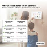 Calendars, Organisers & Planners: Kitchee Digital Calendar Smart Family Planner - 39.5cm Touchscreen Display White