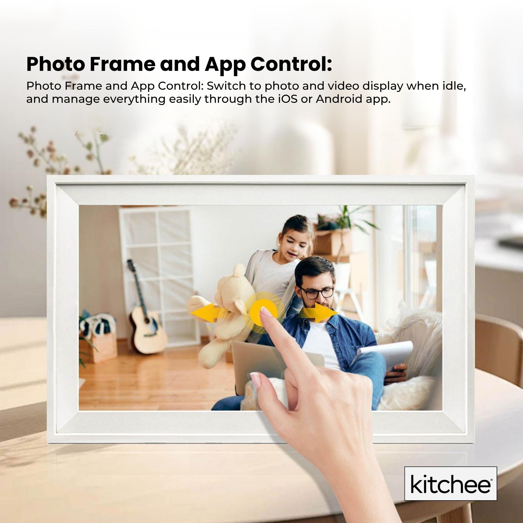 Kitchee 15.6" Digital Calendar Smart Family Planner - 39.6cm Touchscreen White