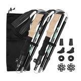 Skiing & Accessories: Social Hike Trekking Poles Set of 2 Adjustable Lightweight Hiking Walking Sticks