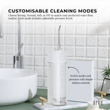 Oral Care: Orku Mini Water Flosser Rechargeable Portable Extendable Travel Oral Irrigator White