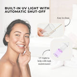 Oral Care: Orku Mini Water Flosser Rechargeable Portable Extendable Travel Oral Irrigator White