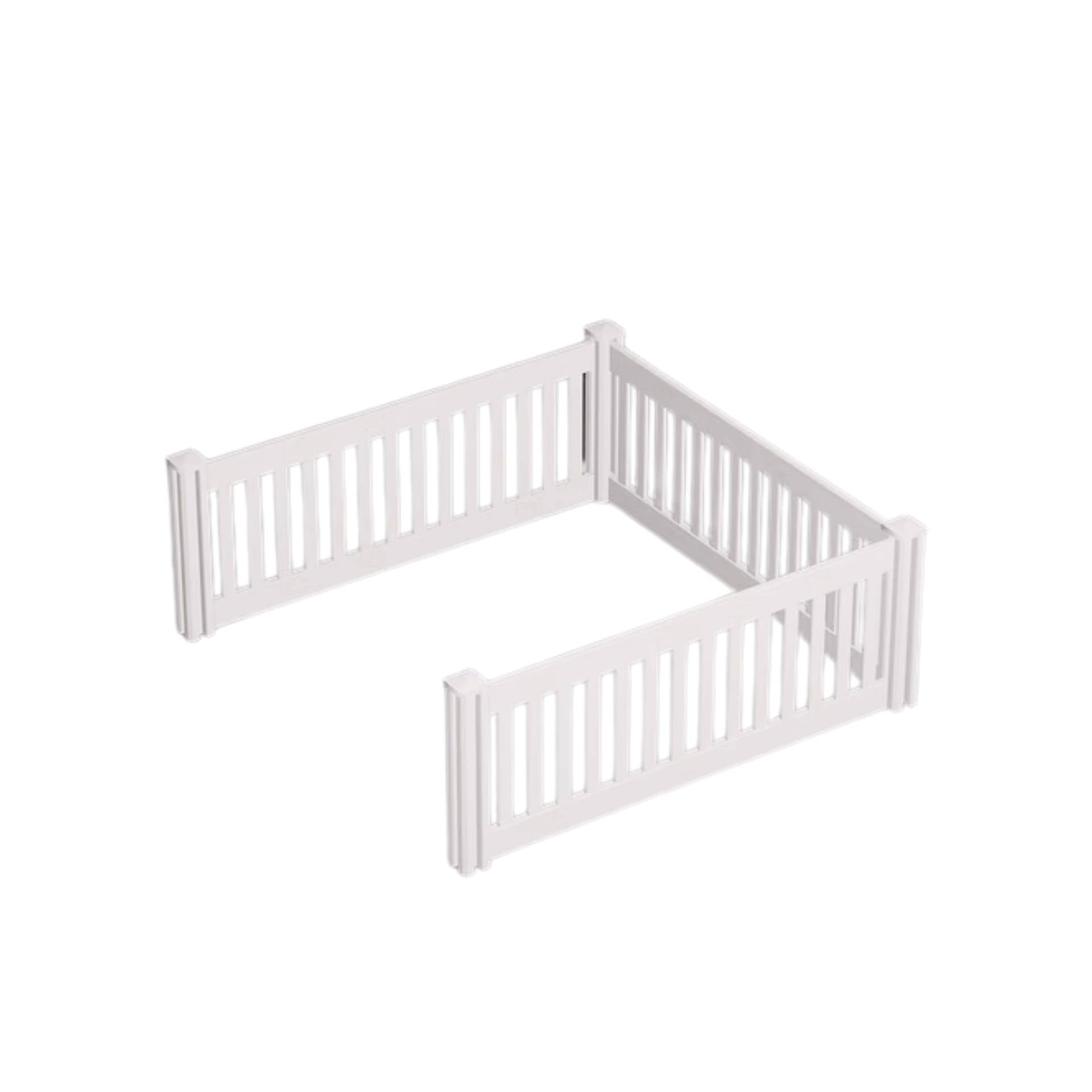 Rooster Farms 1.15m PVC Dog Play Pen Extension for Whelping Box 3 Side Enclosure