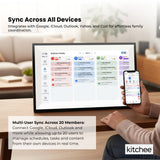 Calendars, Organisers & Planners: Kitchee Digital Calendar Smart Family Planner - 39.5cm Touchscreen Display Black