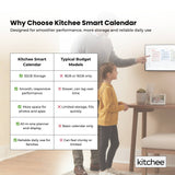 Calendars, Organisers & Planners: Kitchee Digital Calendar Smart Family Planner - 39.5cm Touchscreen Display Black