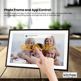 Calendars, Organisers & Planners: Kitchee Digital Calendar Smart Family Planner - 39.5cm Touchscreen Display Black