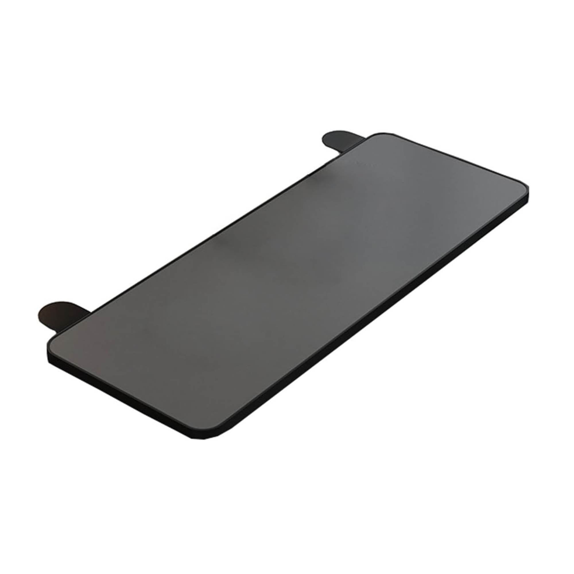 Desk Accessories: Tooleroo Folding Tray Desk Extender - Clamp-On Table Extension Shelf Black