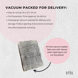 Pillows: Orku Maternity Pregnancy Pillow - J-Shape Full Length for Side Sleepers Grey