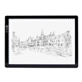 Social Hike A4 LED Light Pad Tracing Board Rechargeable USB-C 3000mAh Light Box