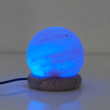 Table Lamps: USB Colour Changing Salt Himalayan Lamp - Ball Sphere Shape Pink Rock LED Light