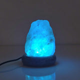 Table Lamps: USB Colour Changing Salt Himalayan Lamp - Natural Shape Pink Rock LED Light