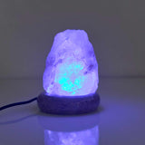 Table Lamps: USB Colour Changing Salt Himalayan Lamp - Natural Shape Pink Rock LED Light