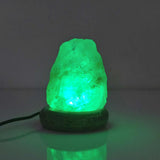 Table Lamps: USB Colour Changing Salt Himalayan Lamp - Natural Shape Pink Rock LED Light